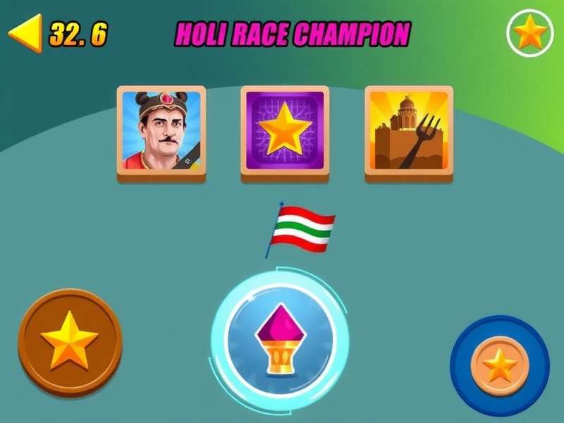 Holi Race Champion Power-Ups
